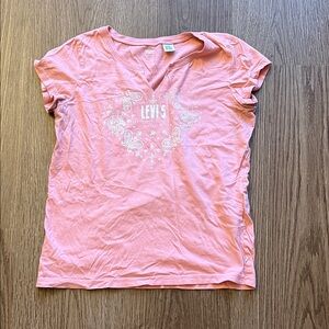 Levi's Pink Short Sleeve Tee